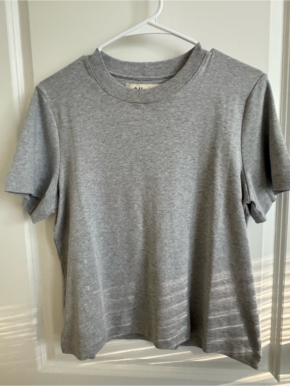 Nu-In Gray T-Shirt | 100% Cotton Made in Portugal